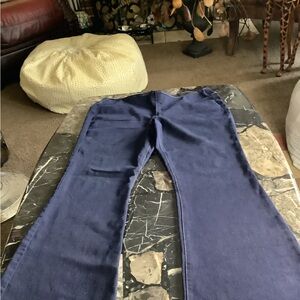 International concepts hi rise dark wash wide leg jeans size 16